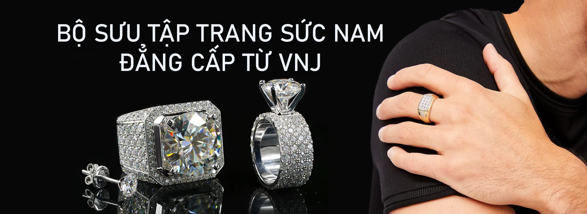 trang sức đá quý đa dạng vàng bạc đá quý